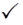 checkmark