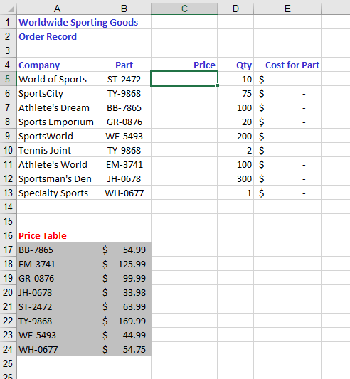 How do I apply INDEX MATCH or another lookup formula to find an